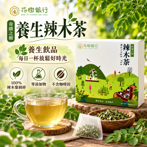 【花樹銀行】奇蹟之樹 養生辣木茶 15入/盒